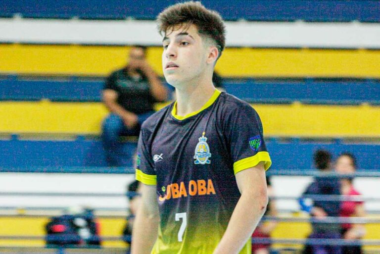 Dudu, promessa que o Beltrãozinho apresenta ao futsal profissional na Série Bronze