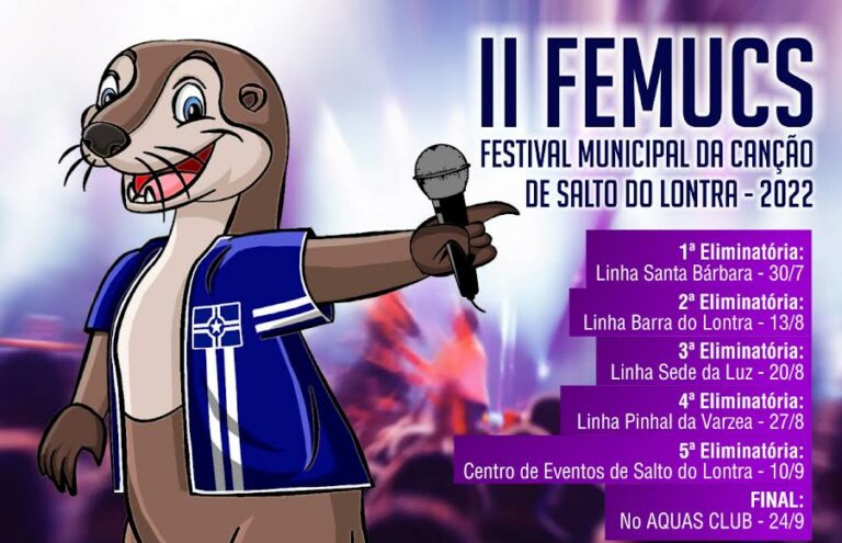 Salto do Lontra vai reativar o Festival da Canção