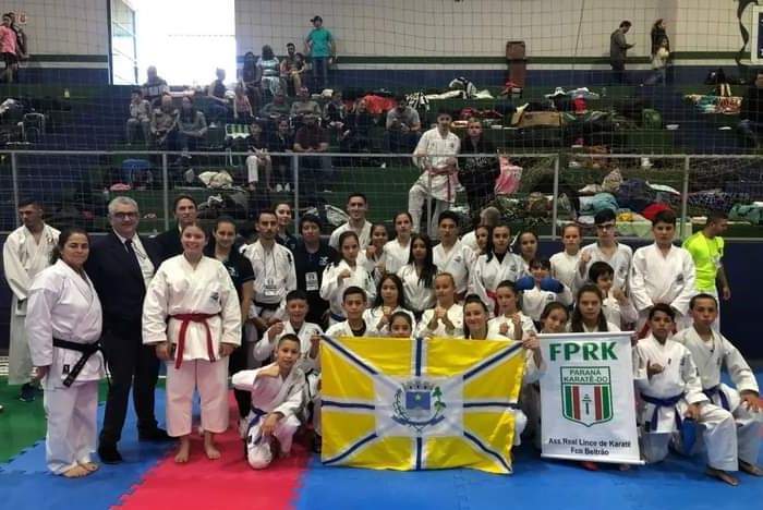 Real Lince, de Beltrão, termina em terceiro no Paranaense de Karatê