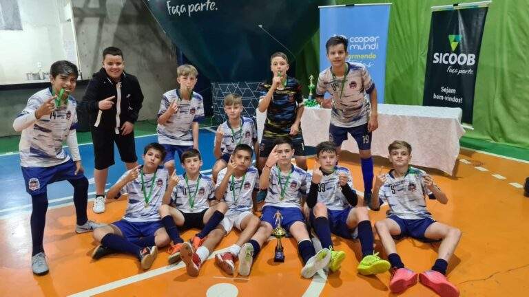 Equipe Sub-13 de Salto do Lontra vence a Copa Coopermundi de Futsal
