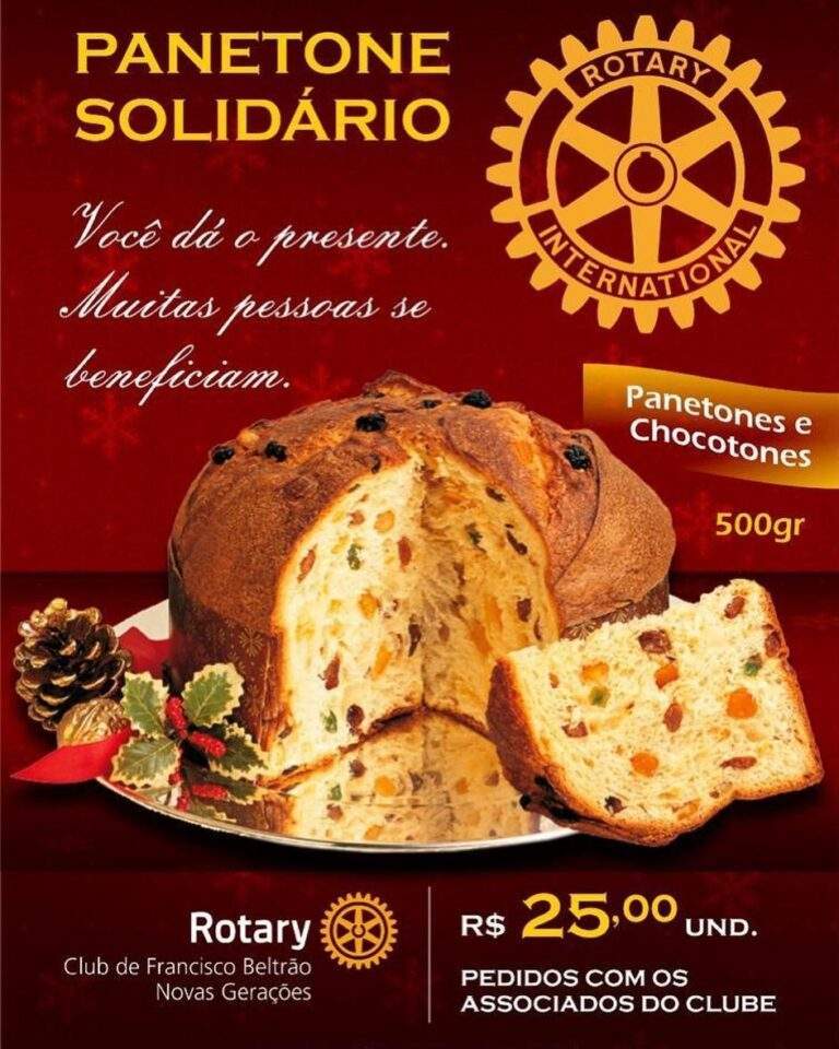 Rotary Novas Gerações intensifica a venda de panetones e chocotones