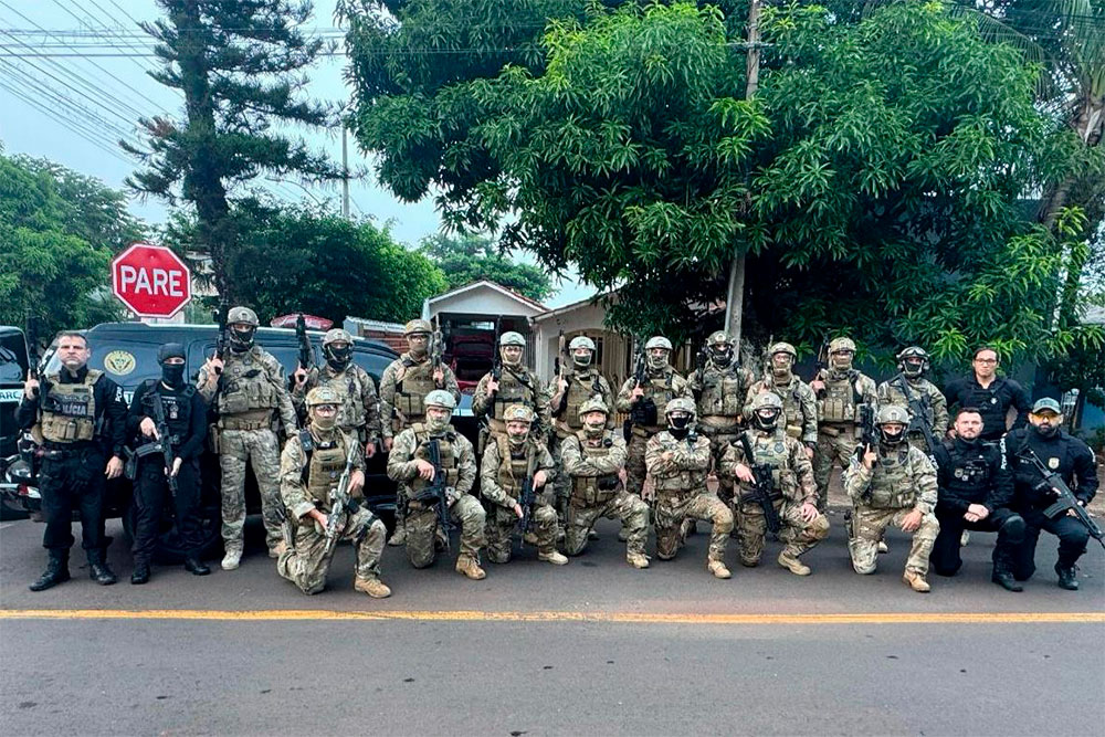 Operação Integrare: Polícias do Paraná desarticulam quadrilha de roubos a bancos
Foto: SESP