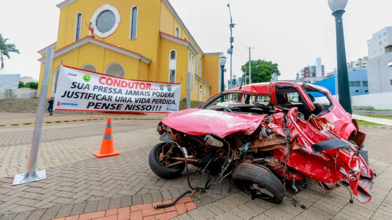 Maio Amarelo tem mobilização hoje de manhã na Praça Central, das 8 às 12h