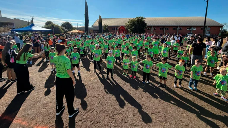 Corrida Kids foi um sucesso, em Dois Vizinhos