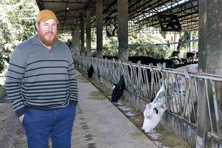 Família Rotta quer aumentar a produção de leite em 2026