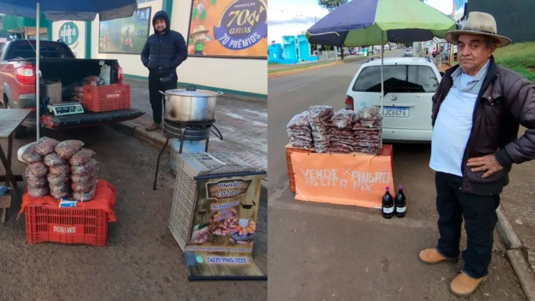 Pouco pinhão em 2025; vendedores esperam melhora em 2026