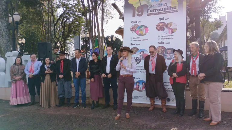 Semana Farroupilha lançada com a presença de autoridades