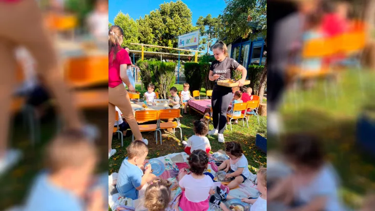 Cmei de Beltrão tem tarde de churrasco para celebrar a Semana Farroupilha