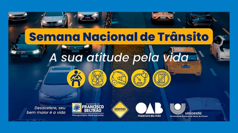 Em Beltrão, Semana do Trânsito inicia com reflexão sobre atitudes pela vida