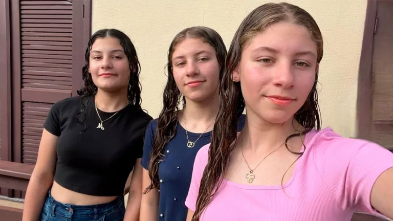 Trigêmeas se preparam para intercâmbios do Ganhando o Mundo