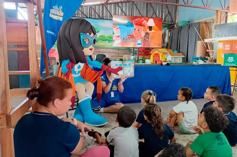 Educação ambiental: Estação Sanepar percorre o Paraná na volta às aulas