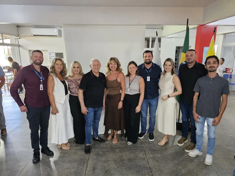 Vereadores participam de ordem de serviço do Colégio Reinaldo Sass
