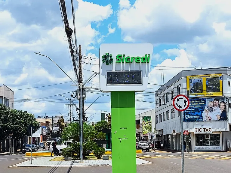 Capanema tem tarde de 43 graus nesta sexta