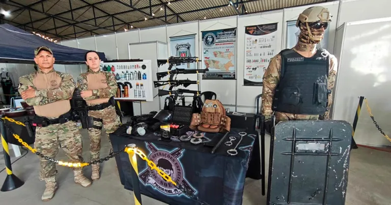 Polícia Penal expõe equipamentos e atuação das operações especiais