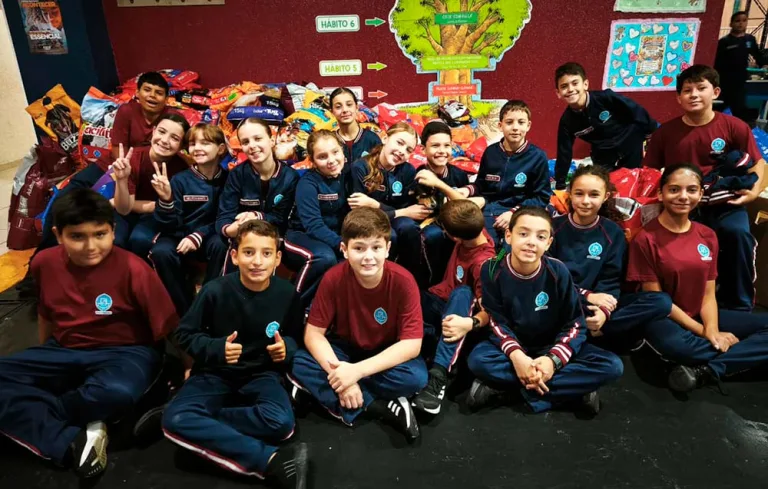 Projeto de alunos do Vida e Ensino arrecada roupas e ração
