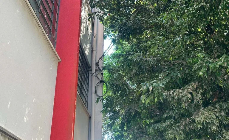 Princípio de incêndio contido no Colégio Reinaldo Sass em Beltrão