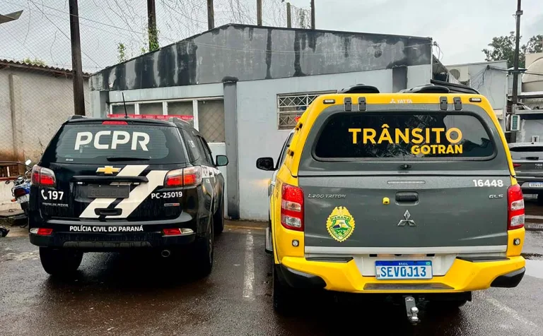 Policiais civis e militares prendem homem por furto de veículo