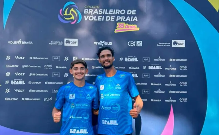 Atletas de DV na disputa do Brasileiro e Sulamericano de vôlei de praia