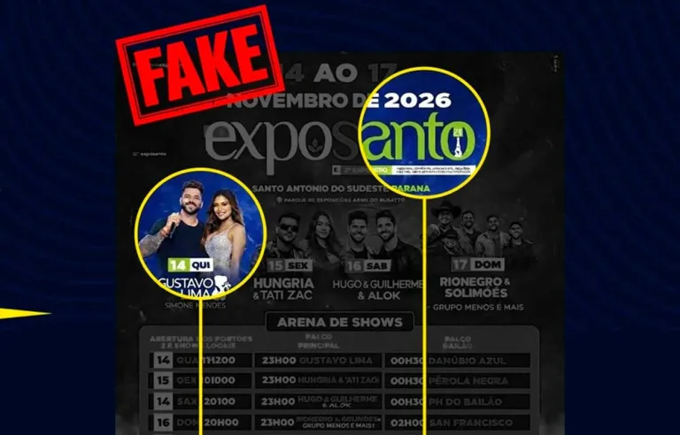 Prefeitura desmente show de Gustavo Lima no Dia da Mentira