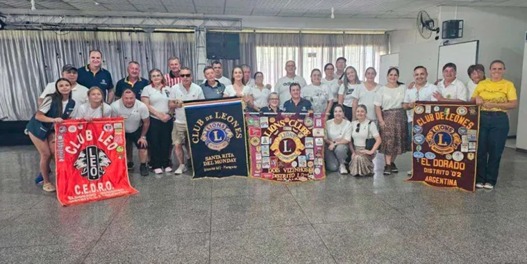 Lions de Dois Vizinhos recebeu visitantes do Paraguai e da Argentina