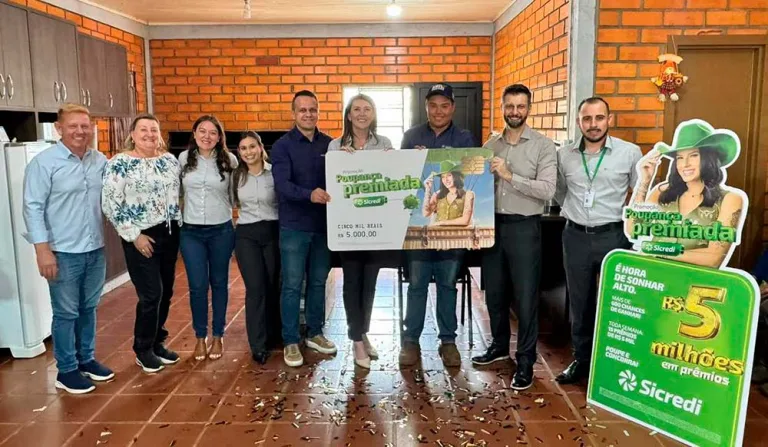 Associado da Sicredi Soma é sorteado na campanha Poupança Premiada